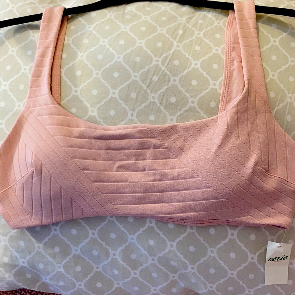 Aerie Pastel Pink Bikini Top